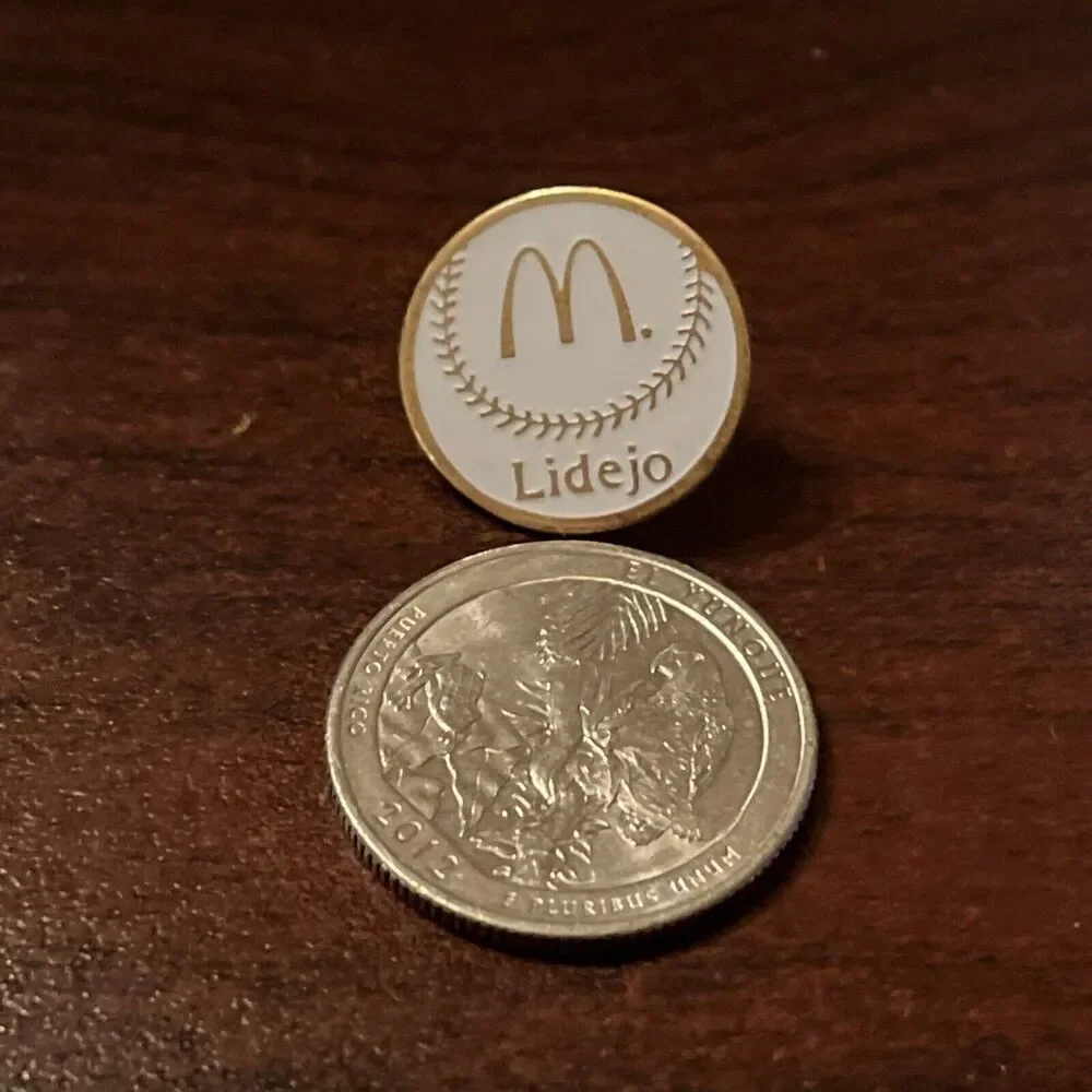 McDonald’s Lidejo Baseball Employee‎ Lapel Hat Pin